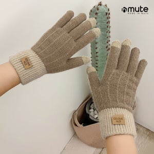 여성 니트 장갑 스마트폰 터치 커플 장갑