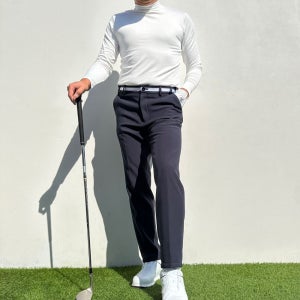 로로얼로이 남성골프바지 골프웨어 스판 겨울 기모 패딩바지 라운딩룩