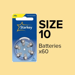 보청기배터리 1박스 60알 스타키배터리