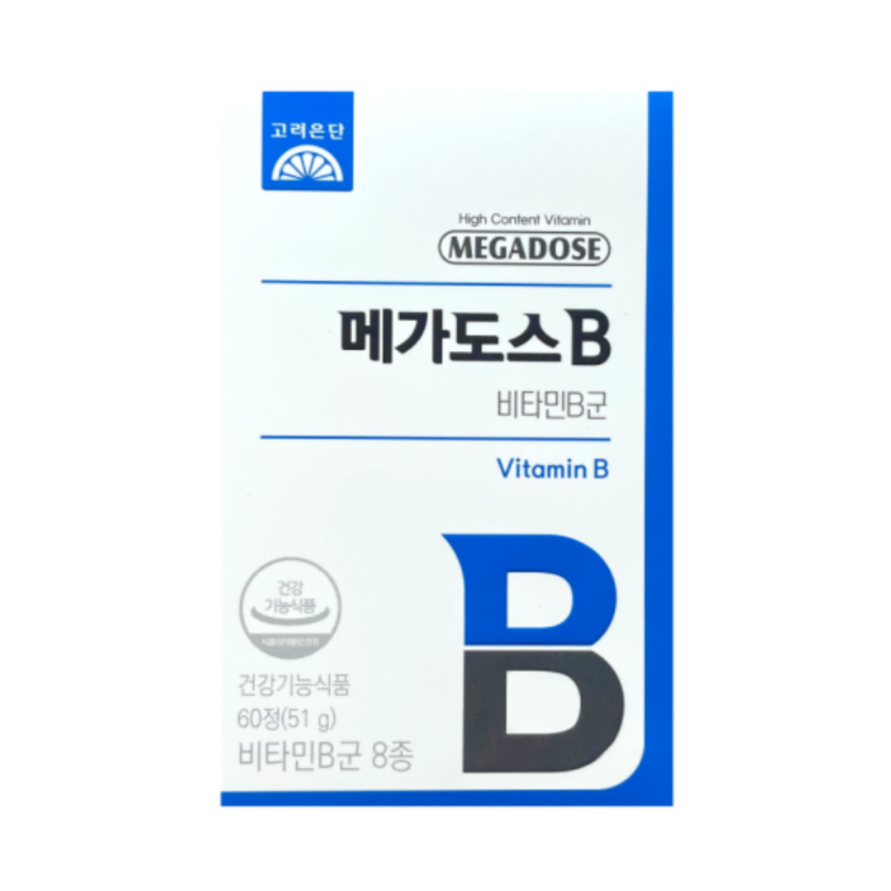 고려은단 메가도스B 비타민B군 850mg x 60정