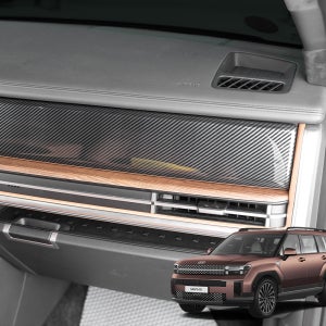 싼타페 MX5 튜닝 대쉬보드 프레임 몰딩