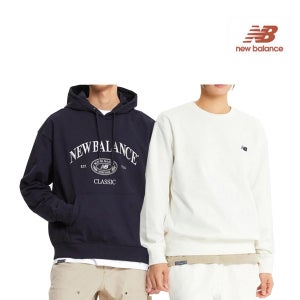 뉴발란스 남녀공용 맨투맨 조거팬츠 후드티셔츠 커플룩 뉴발티 기모맨투맨 라운드티셔츠등