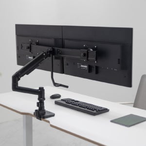 카멜마운트 IMA2BD 듀얼 슬라이드 바타입 모니터 받침대 거치대 모니터암