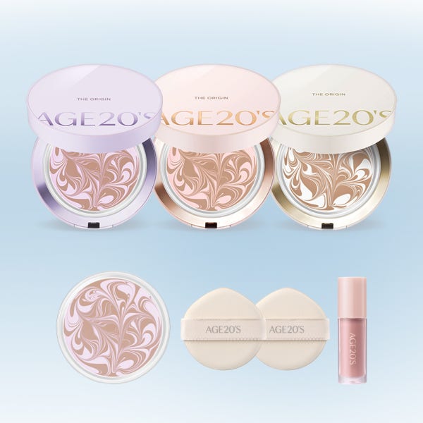 [슈퍼적립] 에이지투웨니스 디오리진 에센스 팩트 12.5g 본품+리필(+퍼프2매+미니블러셔(로즈브라운) (SPF50+ PA+++)