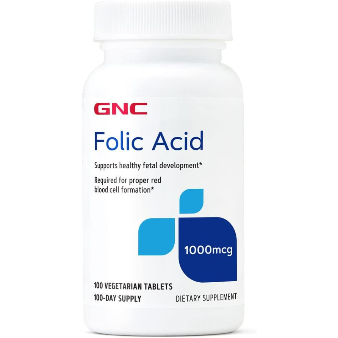 GNC <b>폴릭</b> 애시드 1000mcg 100 정