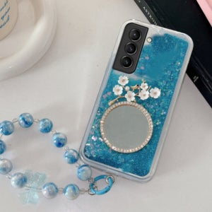 갤럭시 샌드 플라스틱 블링 큐빅 일지매 A70 화 케이스