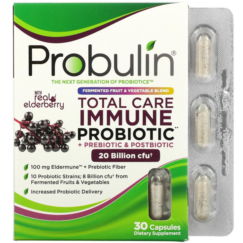 <b>Probulin</b> 프로바이오틱스 <b>프리바이오틱스</b> 엘더베리 200억 CFU캡슐 30정