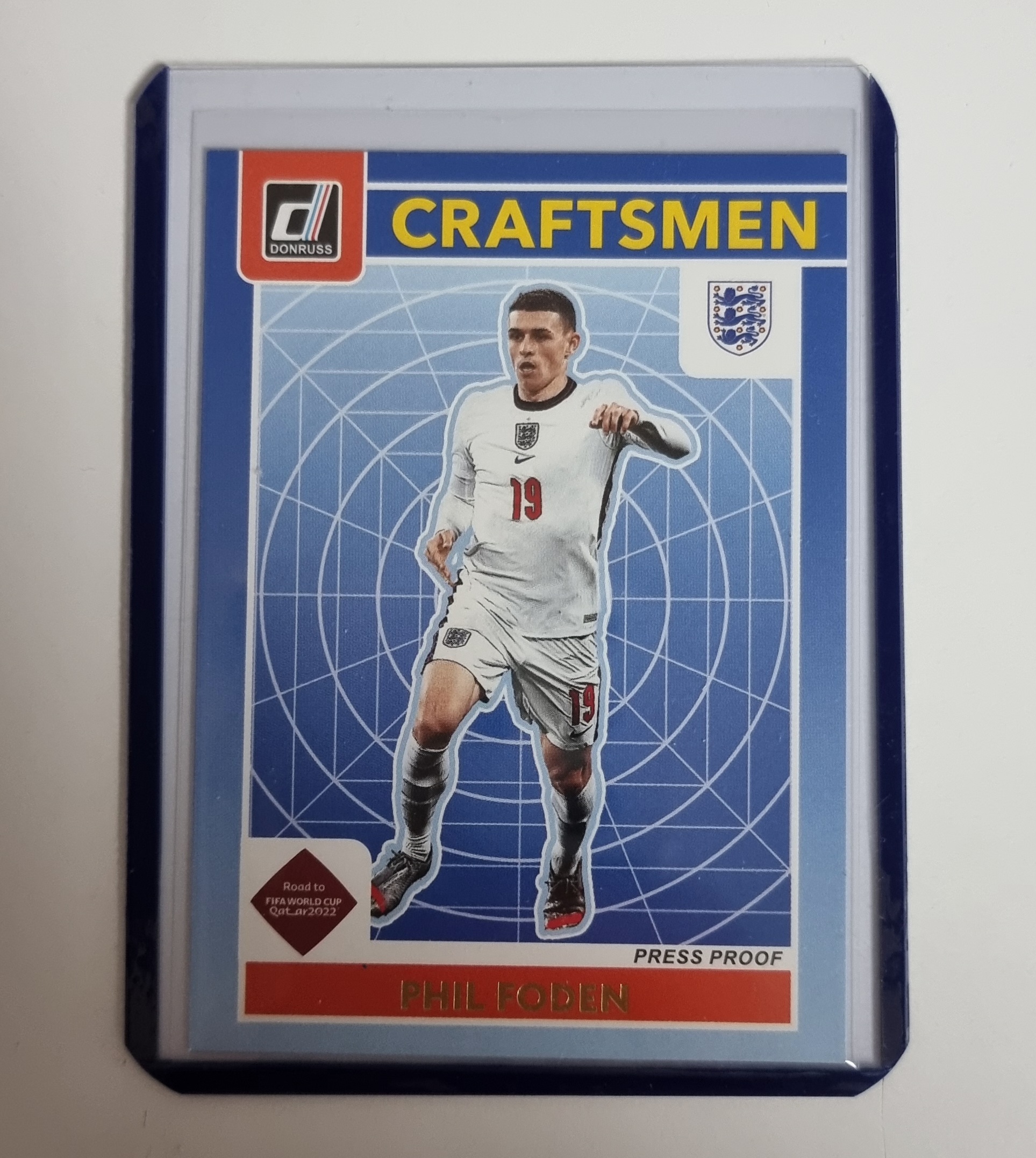 필 포든 파니니카드 (모서리 상태 안좋음) 2021-22 Donruss Craftsmen Press Proof No-2 축구 카드