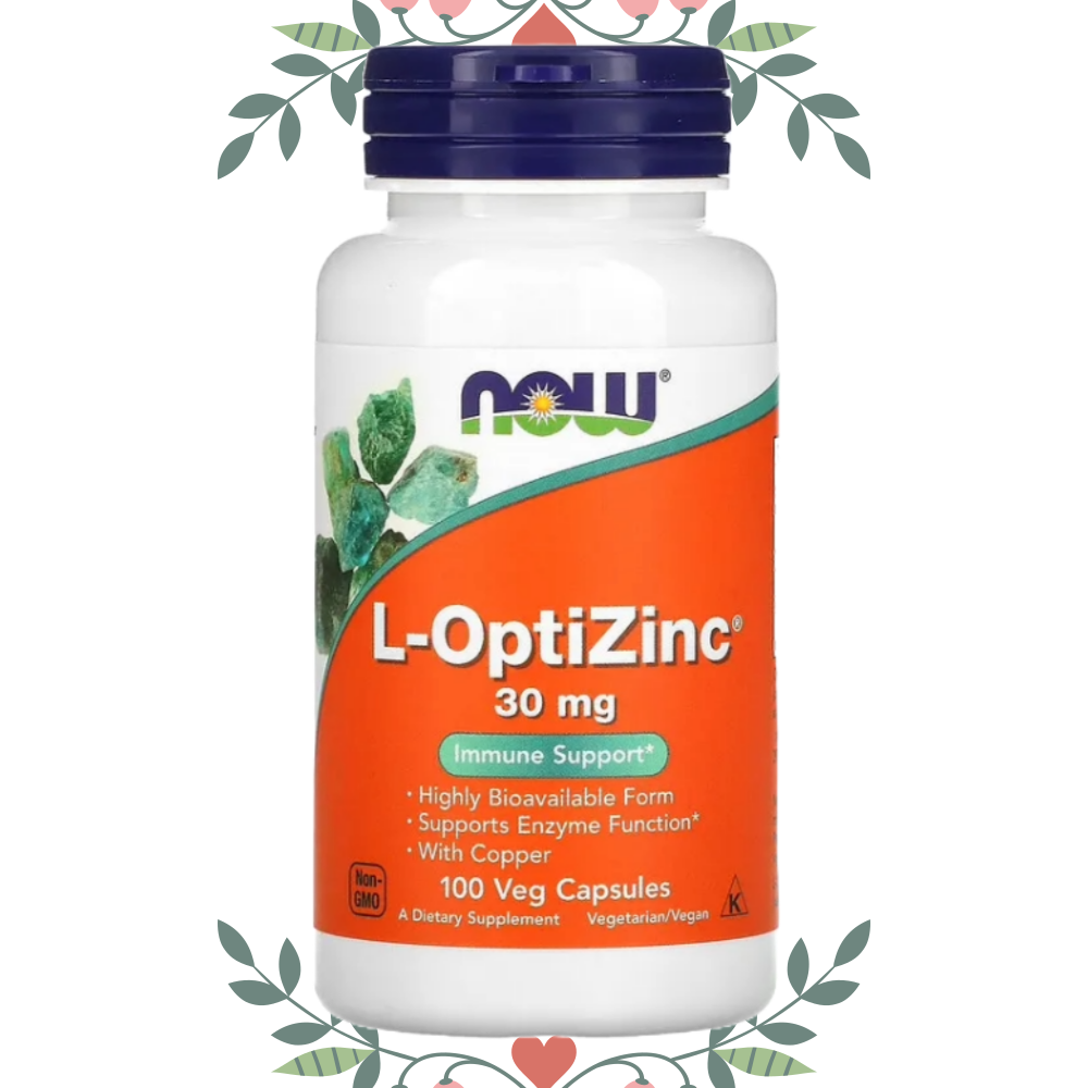 나우푸드 아연 엘 <b>옵티징크 30mg</b> 100정