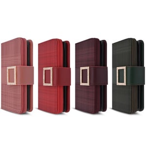 LG G3 큐빅 스트랩 다이어리 케이스 레드 LG-F400