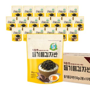 [성경김본사] 직접 짠 들기름 김자반 50g, 20개
