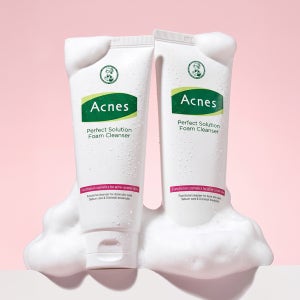 [증정/퍼펙폼60ml] 아크네스 퍼펙트 솔루션 폼클렌저 200ml, 2개