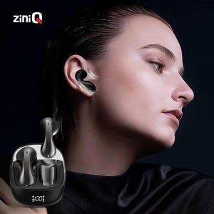 지니큐 블루투스 무선이어폰 듀얼싱글모드 핸즈프리 고음질 골전도 LED 귀찌 ZQ-G10L