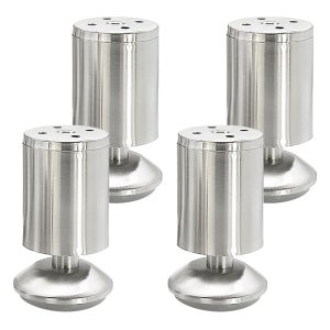 가구 다리 소파 침대 높이기 원형 발통 실버, 150mm 4p