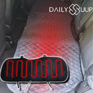 차량용 뒷좌석 열선 방석 화물차 온열 시트 자동차 뒷자석 12V 전기장판