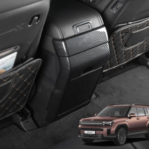 싼타페 튜닝 2열 콘솔커버 MX5 카본 몰딩