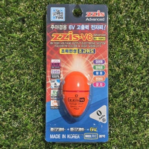 찌스 V6 전자구멍찌 오렌지 0 ZZIS 바다낚시 전자찌