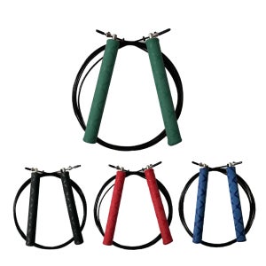 프리미엄 벨벳 와이어 줄넘기 더블 베어링 초고속 회전 선수용 줄조절 스피드 더블언더