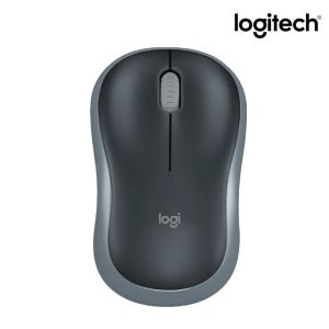 로지텍 코리아 M185 Wireless 무선 마우스 USB 수신기 세트 그레이 색상