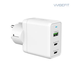 와이즈핏 65W GaN PD 접지 고속충전기 100W C타입 AS 1년