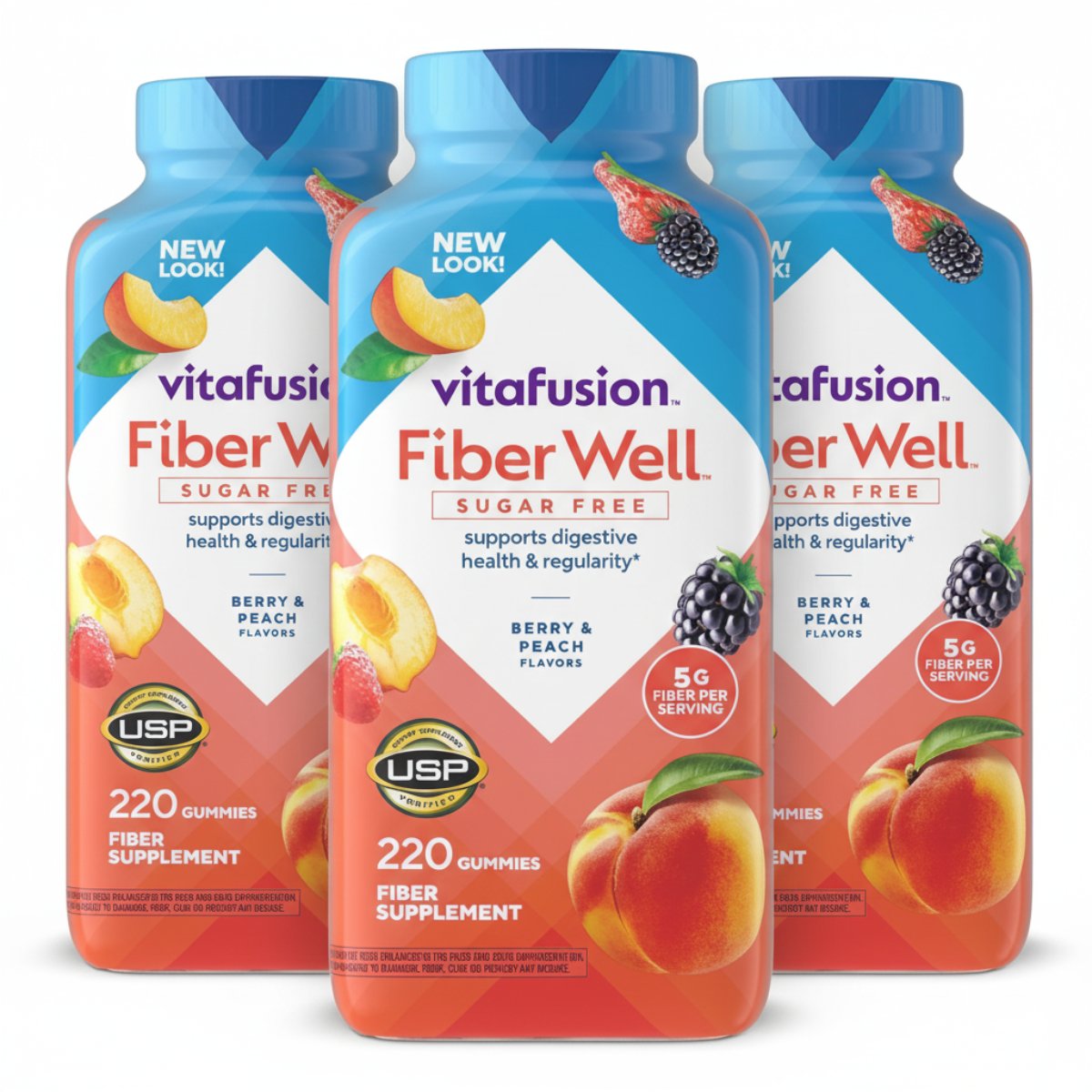 [3개 SET] 비타퓨전 <b>파이버 웰</b> 구미 220정 (구미)