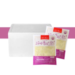 샐러드미인 고구마 샐러드 1kg, 10개 1박스 보냉포장 업소용 대용량 셀러드바 뷔페