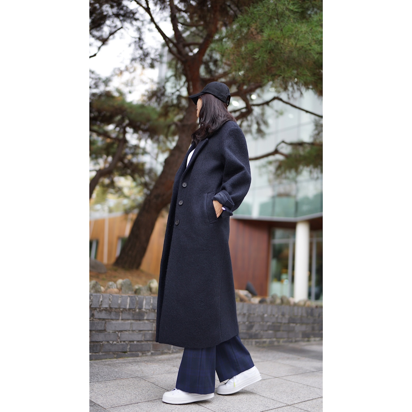 르알타 쓰리버튼 알파카 맥시코트 LE ALTA 3BUTTON OVERSIZED COAT
