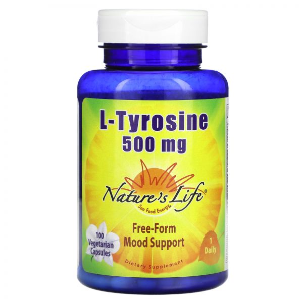 Natures Life, L-Tyrosine, 500 mg, 100 Vegetarian Capsules