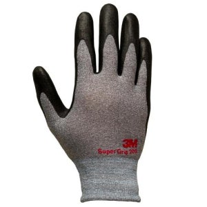3M 안전장갑 NBR폼코팅장갑 슈퍼그립200 회색S 10조