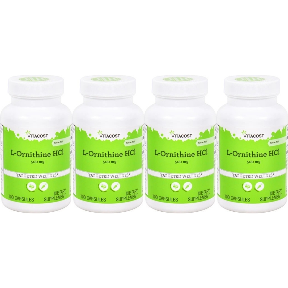 <b>비타</b>코스트 엘 <b>오르니틴</b> 500mg 100정 4팩