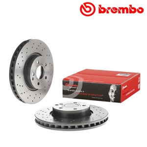 벤츠 E400 W207 앞 브레이크디스크 13-16년식 (타공타입) 브램보