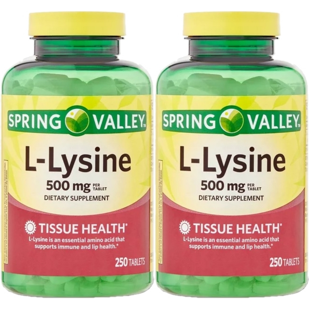 <b>스프링 밸리</b> 엘 라이신 500mg 250정 2병