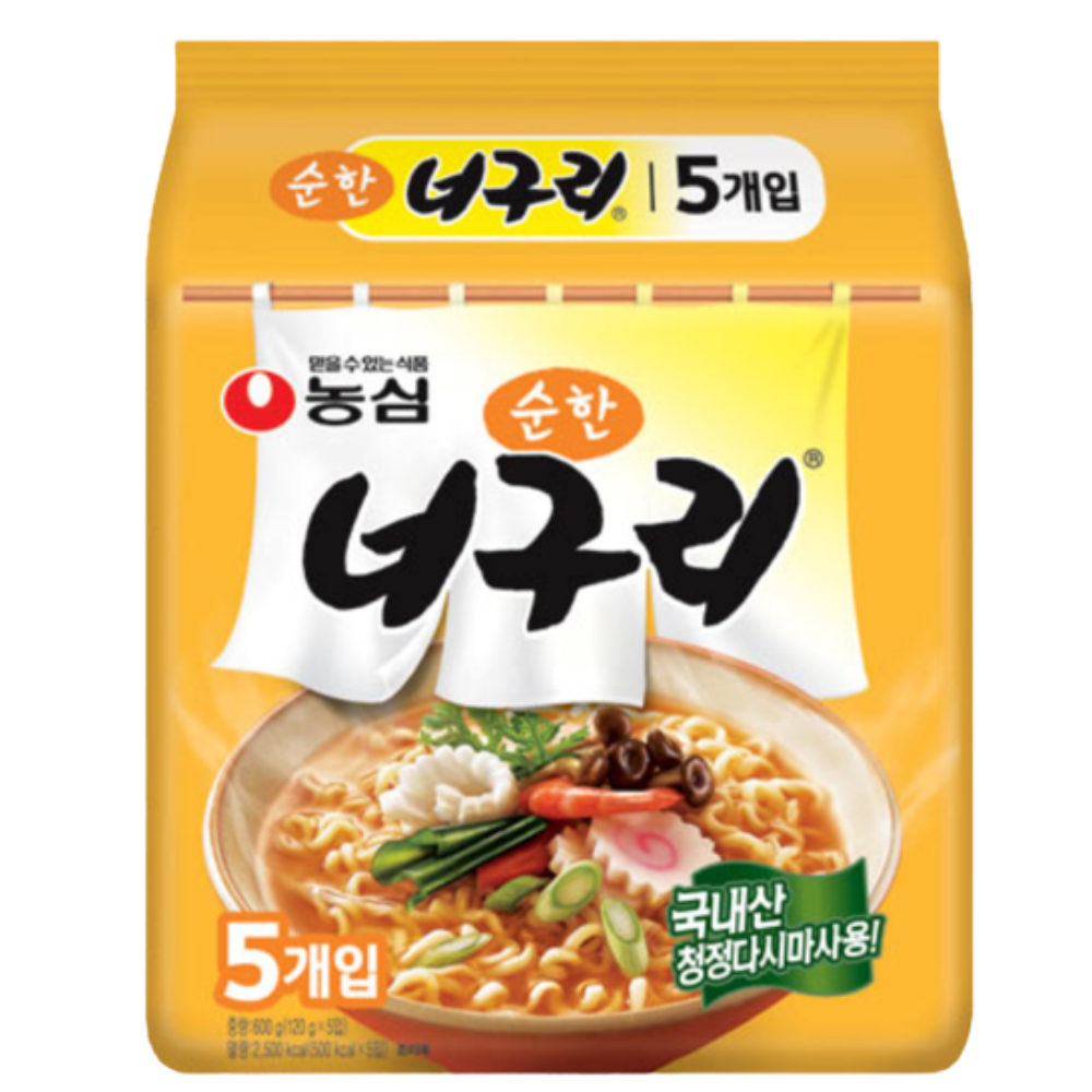 농심 너구리 순한맛 120g x 20개