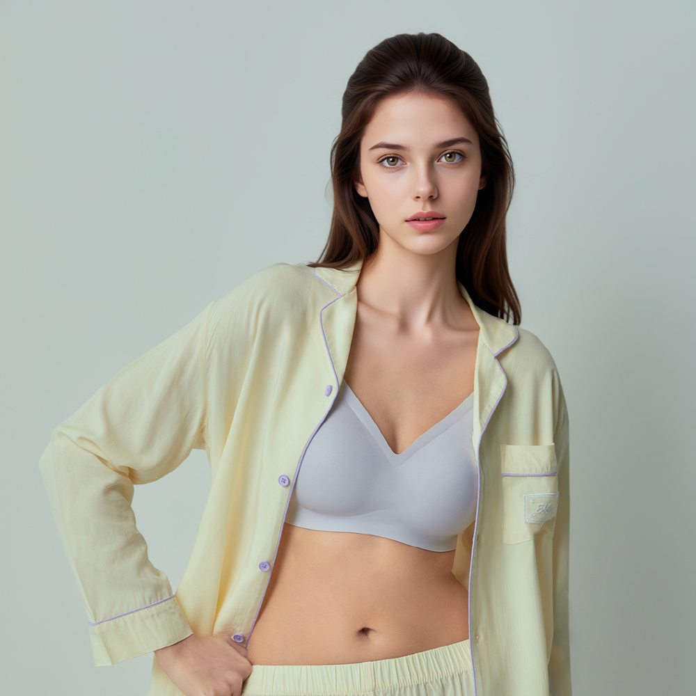 에블린 실크 플란넬 파자마 세트