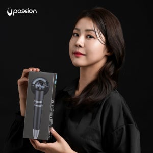 포세이온 샤워헤드형 자화이온수 샤워기 다크그레이, 2년 보증 (샤워기 단품)