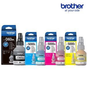 [정품] 브라더 잉크 BTD60BK/BT5000C/BT5000M/BT5000Y 4색 세트