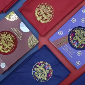 조선왕실 곤룡포 손수건 외국인선물 한국전통선물 국립중앙박물관 굿즈