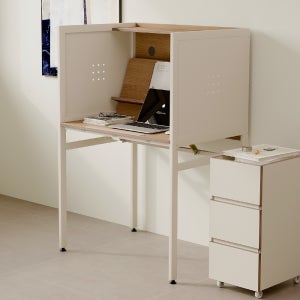 소프시스 E0등급 메탈 슬로프 스터디 800 독서실 책상