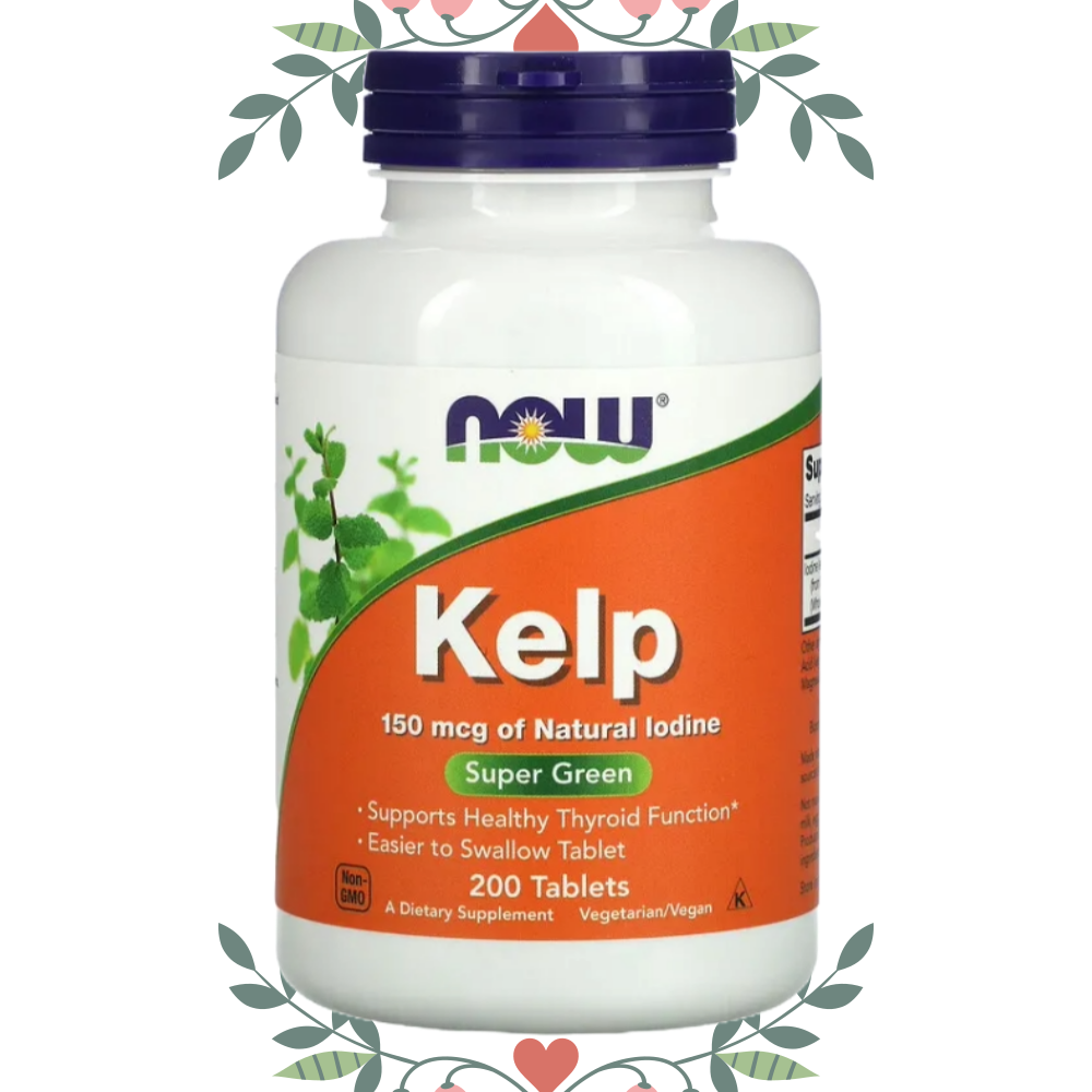 <b>나우푸드</b> 켈프 천연 다시마 <b>요오드</b> 150mcg 200정