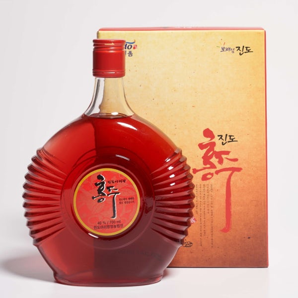 진도홍주 40도 700ml 아리랑 7호 지초주 명품 (케이스, 쇼핑백 포함)