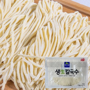 -면사랑 생칼국수 생중화면 생우동면 생메밀면 1kg 실온 생면