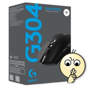 [무소음 버전] 로지텍 G304 무선 게이밍 마우스 좌우클릭 무소음 버전