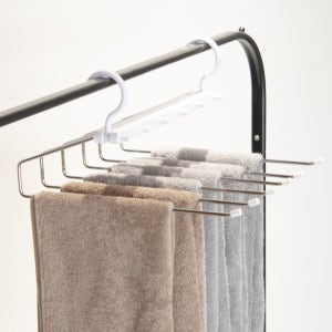 아임홈리빙 LINE 6단 접이식 스틸 바지걸이