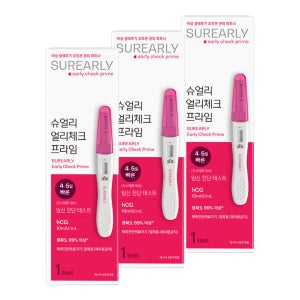 국산 임신테스트기 슈얼리 얼리체크 3회 임테기