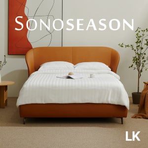 모던 하운드 침대 프레임 소노호텔앤리조트 호텔침대 LK(라지킹), 브라운