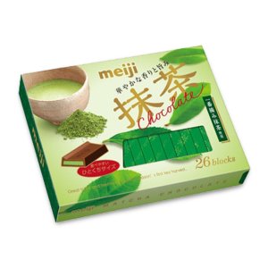 메이지 말차 초콜릿 박스 26개입 일본 녹차 초콜렛