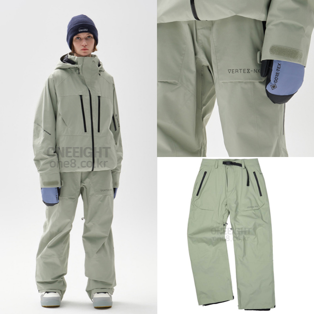 23 24 DIMITO GORE-TEX VTX X EIDER 2L PANTS SAGE 디미토 아이더 고어텍스 보드복 바지