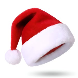 크리스마스 파티 벨벳 산타모자 소품