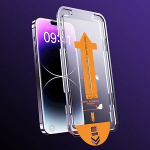 아이폰 보호필름 지문방지 풀커버 액정 강화유리 아이폰15 프로 맥스 원터치 키트