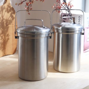 공감스토어 음식물쓰레기통 3L 올스텐304 음식물 냄새차단